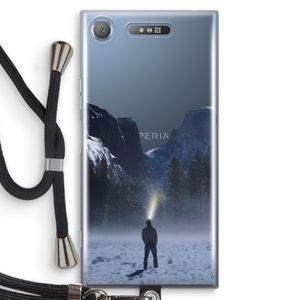 Wanderlust: Sony Xperia XZ1 Transparant Hoesje met koord