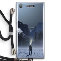 Wanderlust: Sony Xperia XZ1 Transparant Hoesje met koord