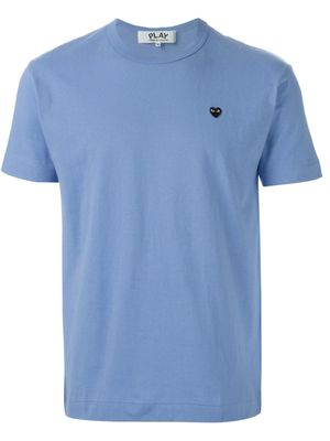 Comme Des Garçons Play t-shirt à encolure ronde - Bleu