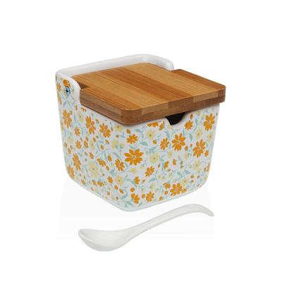 Suikerpot Versa Clivia Keramisch 8,8 x 8,5 x 8,8 cm