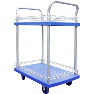 VISO Viso SERVANTE300 Serveerwagen Kunststof Laadvermogen (max.): 150 kg Blauw, Zilver