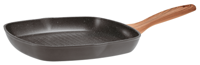 Sambonet Grillpan Rock &apos;n&apos; Rose - Zwart - 28 x 28 cm - standaard anti-aanbaklaag