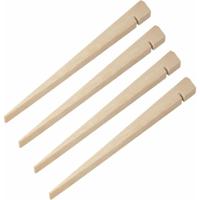 Tentharing - 4x - hout - 40 cm - tentpennen/zandharing