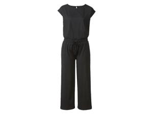 esmara Dames linnen jumpsuit (L (44/46), Zwart)