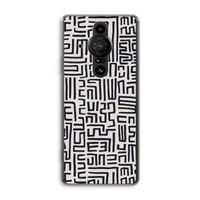 Moroccan Print: Sony Xperia Pro-I Transparant Hoesje Moroccan Print: Sony Xperia Pro-I Transparant Hoesje