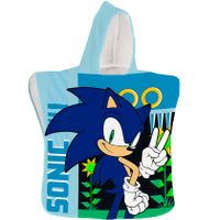 Sonic the Hedgehog Poncho Peace - 50x100 cm - Polyester - thumbnail