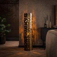 Fraaai Chad vloerlamp cylinder - brons antiek