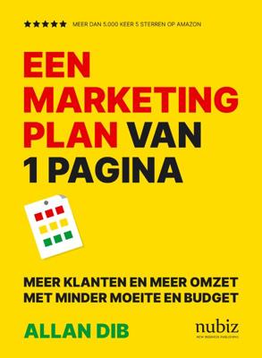 Een marketingplan van 1 pagina (Paperback)