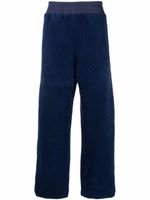 FENDI pantalon de jogging droit en polaire - Bleu - thumbnail