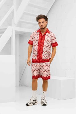 Project X Paris Chemise Fluide Zomerset Heren Rood - Maat M - Kleur: Rood | Soccerfanshop