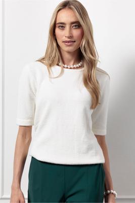 Felica soft pullover - ecru - 13137
