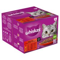 Whiskas 1+ Classic Selectie in saus multipack (24 x 85 g) 2 verpakkingen (48 x 85 g)