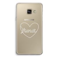 Friends heart pastel: Samsung A3 (2017) Transparant Hoesje