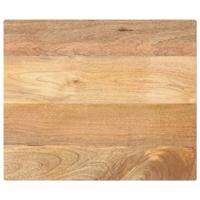 Tafelblad rechthoekig 60x50x2,5 cm massief mangohout