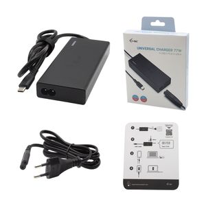 i-Tec USB-C Smart Charger 65W + USB-A Port 12W - CHARGER-C77W