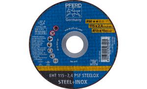 PFERD PSF STEELOX 61730122 Doorslijpschijf recht 115 mm 25 stuk(s) RVS, Staal