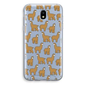 Alpacas: Samsung Galaxy J5 (2017) Transparant Hoesje