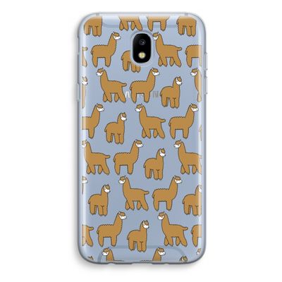 Alpacas: Samsung Galaxy J5 (2017) Transparant Hoesje