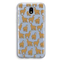 Alpacas: Samsung Galaxy J5 (2017) Transparant Hoesje