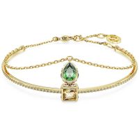 Swarovski 5662924 Armband Stilla goudkleurig-geel-groen-wit 16,5-19 cm - thumbnail