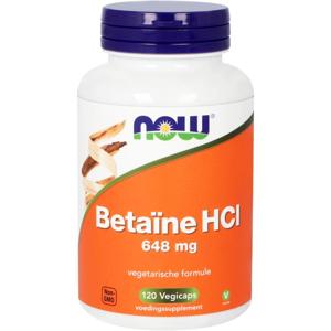 NOW Betaine HCL 648mg