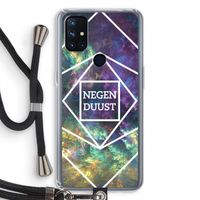 Negenduust ruimte: OnePlus Nord N10 5G Transparant Hoesje met koord