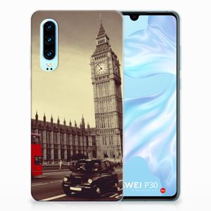 Huawei P30 Siliconen Back Cover Londen