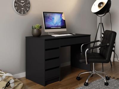 Bureau ADARAS 5 lades zwart