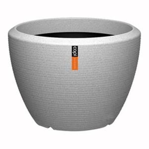 Capi Europe Arc Granite Bloempot Ø 75 cm - Ivoor