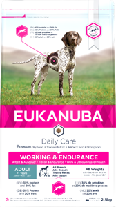 Eukanuba Dog Daily Care - Working & Endurance 2,5 kg