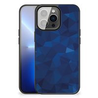 Backcover voor iPhone 13 Pro Max Polygon Blue - thumbnail