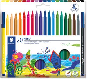 Staedtler 326 C20 permanente marker Kogelpunt Verschillende kleuren 20 stuk(s)