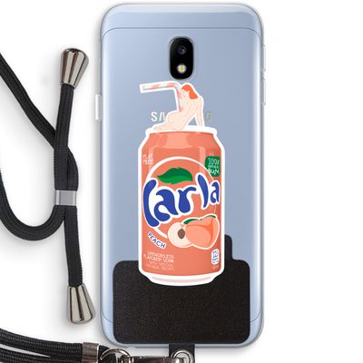 S(peach)less: Samsung Galaxy J3 (2017) Transparant Hoesje met koord