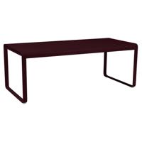 Fermob Bellevie tuintafel 196x90 cm Black cherry - thumbnail