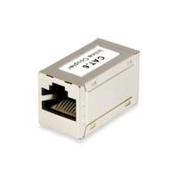 Equip 121179 rj45 inline coupler, f/f, cat.6, full shielded, gold contact