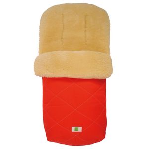 Voetenzak van lamsvel NATURA, grijs