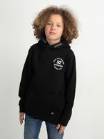 Petrol Industries Jongens Streetstyle logo hoodie Zwart - 176 - thumbnail