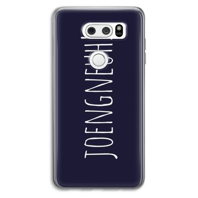 Joengneuh!: LG V30 Transparant Hoesje