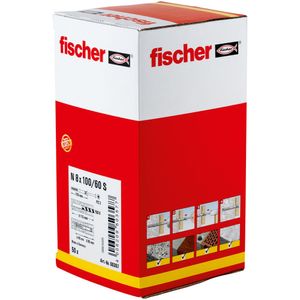 Fischer 50357 schroefanker & muurplug 50 stuk(s) Schroef- & muurplugset 100 mm