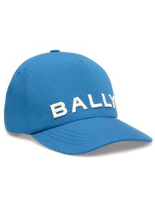 Bally casquette à logo brodé - Bleu