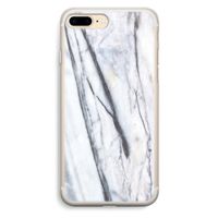 Gestreepte marmer: iPhone 7 Plus Transparant Hoesje