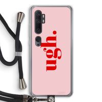 Ugh: Xiaomi Mi Note 10 Transparant Hoesje met koord