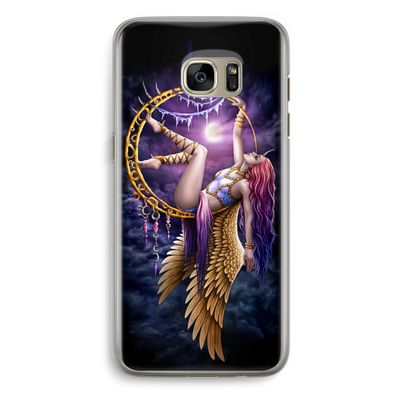 Aerial Angel: Samsung Galaxy S7 Edge Transparant Hoesje