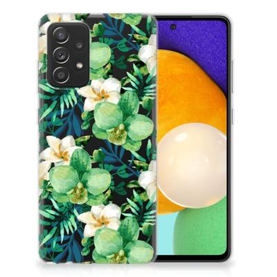 Samsung Galaxy A52 (5G/4G) | TPU Case | Orchidee Groen