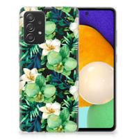 Samsung Galaxy A52 (5G/4G) | TPU Case | Orchidee Groen