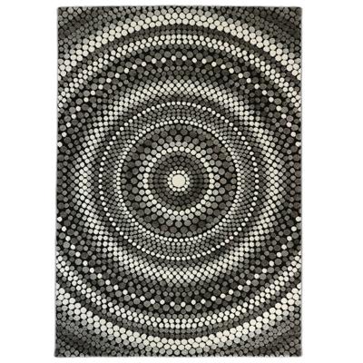 Bohemian Stijl Vloerkleed - Relief - Grijs-120 x 170 cm