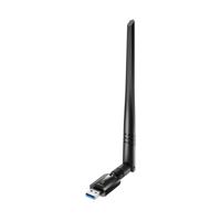 Cudy ac1300 wi-fi high-gain usb wlan adapter (zwart)