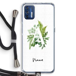 Green Brush: Motorola Moto G9 Plus Transparant Hoesje met koord