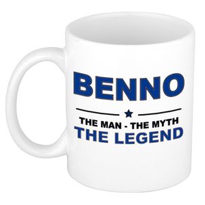 Benno The man, The myth the legend collega kado mokken/bekers 300 ml