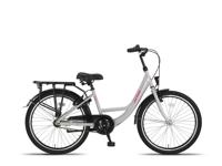Altec Belle 24 inch meisjes v-brakes lichtgrijs Altec Belle 24 inch meisjes v-brakes lichtgrijs